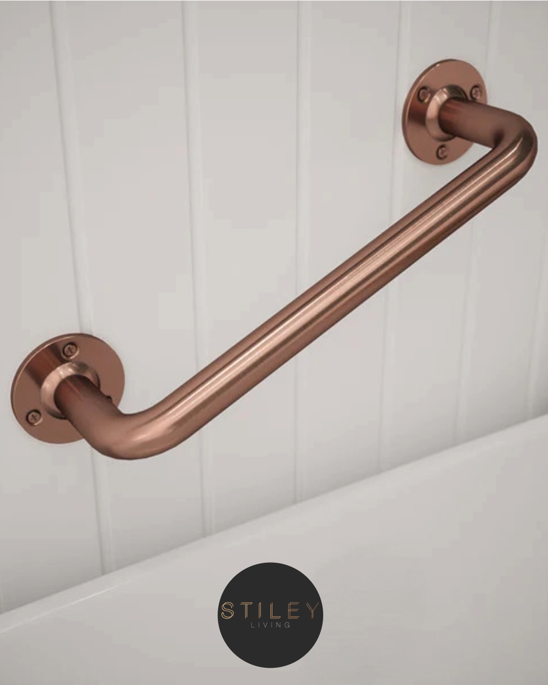 Grab rail Grab rail on a white bath tub